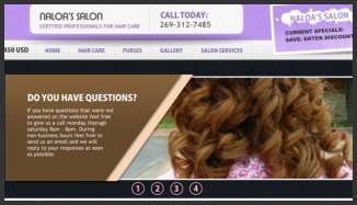 Xara Template hair salon $35