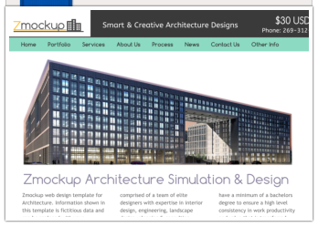 Xara Template Zmockup Architecture: $30